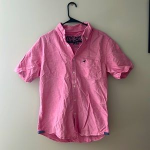 Pink button up